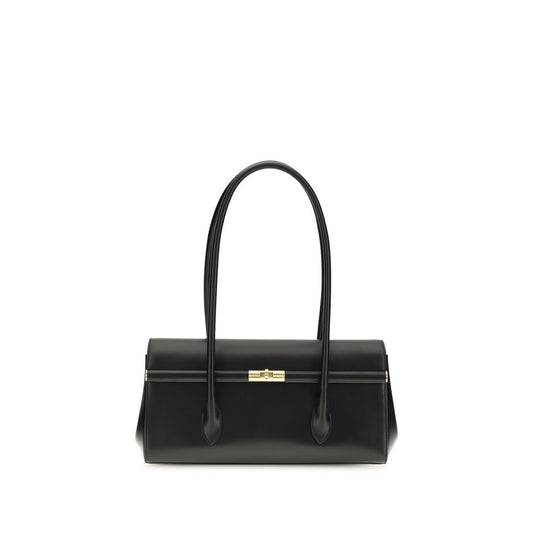 Black Calf Leather Bos Taurus Shoulder Bag