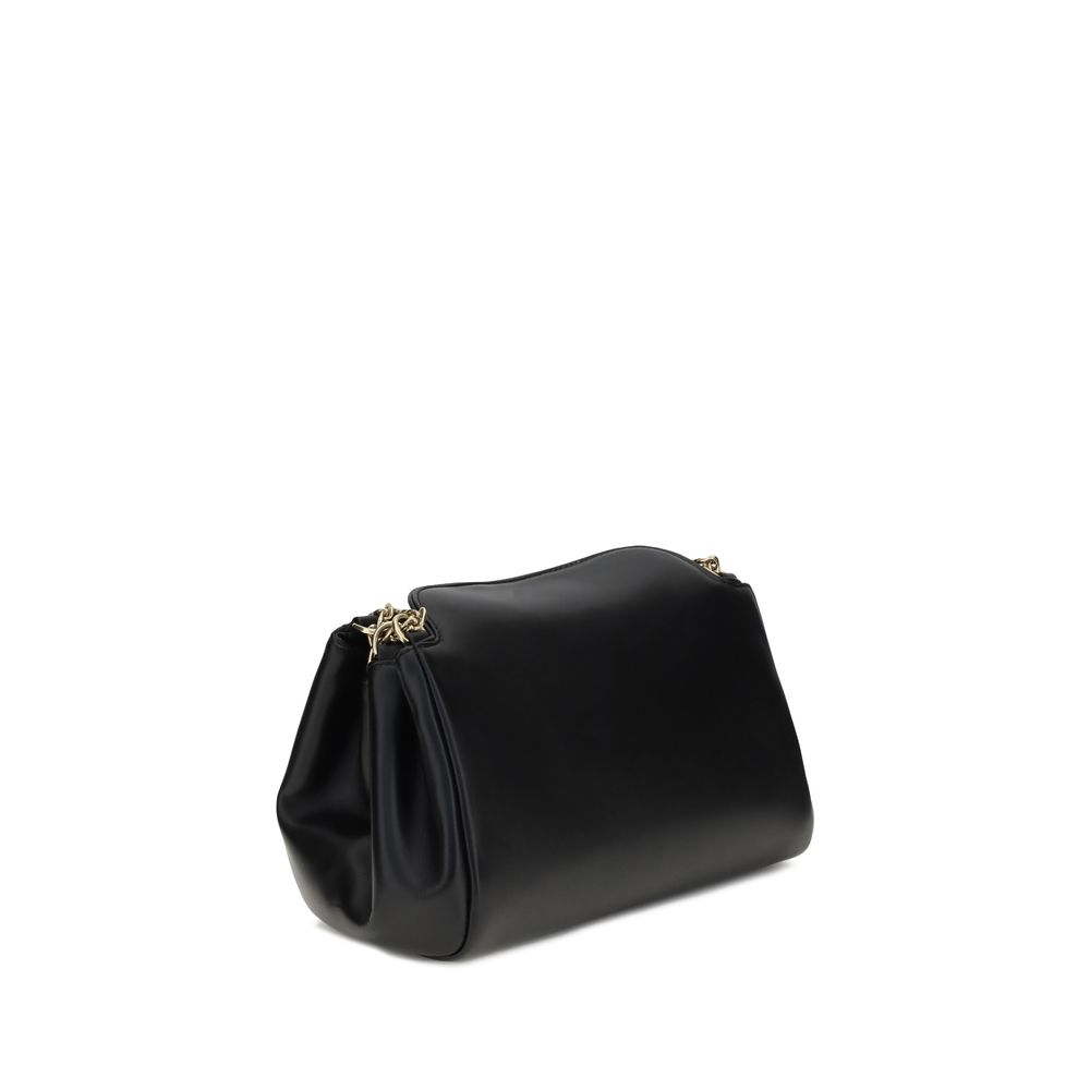 Black Calf Leather Bos Taurus Shoulder Bag